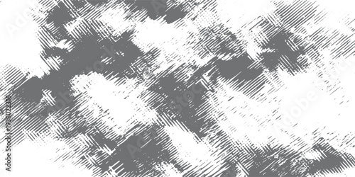 Gray and white abstract scratched texture background