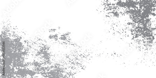 Grey speckle texture on white background abstract