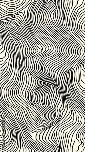 Wallpaper Mural Abstract black and white wavy lines pattern elegant geometric monochrome design, monochrome wavy lines create an abstract elegant geometric pattern. Torontodigital.ca