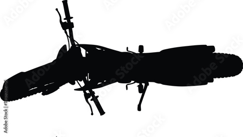  Dirt Bike Silhouette Pack for Extreme Sports Illustration