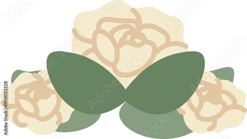 Rose Bouquet With Leaves