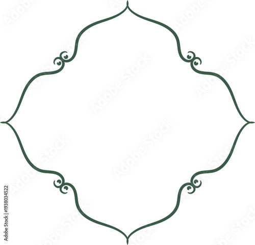 Frame Ornamental Border Line Art