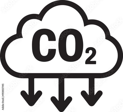 Co2 vector icon