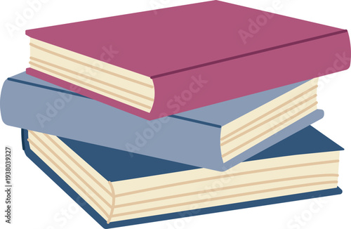 Book Stack Education Concept