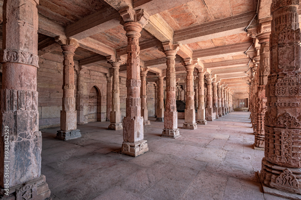 Fototapeta premium The Bhojshala is a historic building located in the city of Dhar, in the state of Madhya Pradesh, India.