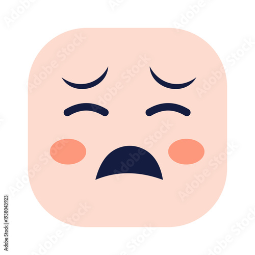 Unhappy Emoji Face Expression Icon