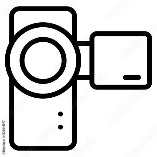 Video camera icon vector illustration.