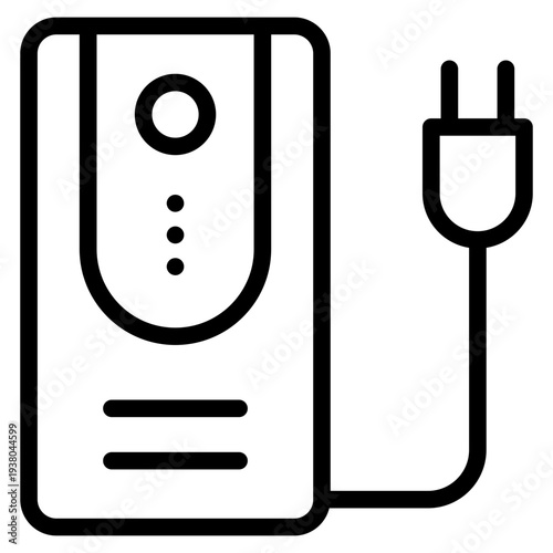 UPS icon vector illustration.