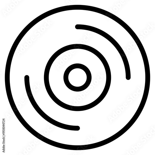 CD icon vector illustration.