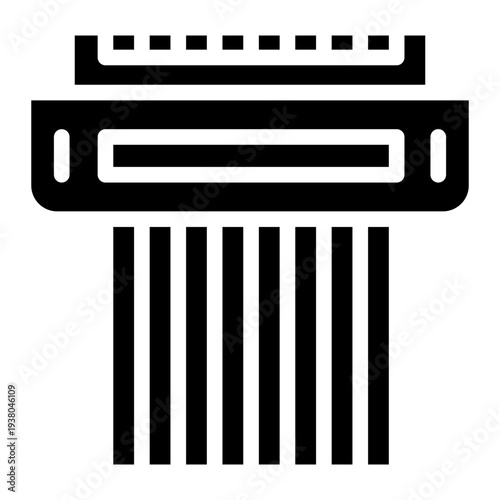 Cabble icon glyph style vector illustration.