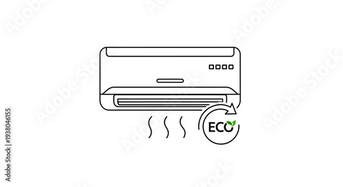 Eco friendly air conditioner unit.