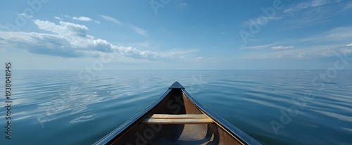 Panel kuchenny z motywem The serene experience of calm open waters offers a peaceful and refreshing escape.