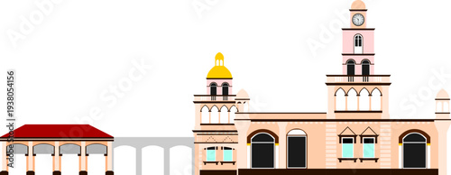 vector illustration of mosque