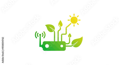 Eco friendly wireless router technology.