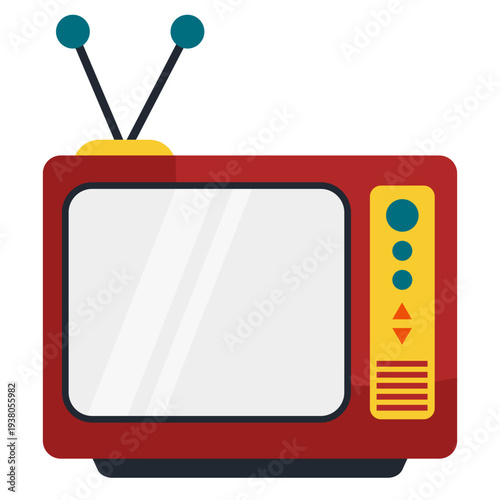 Retro Television Icon