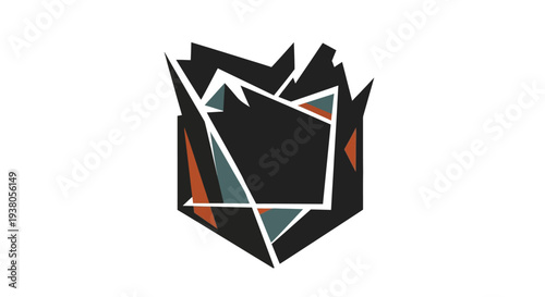 Geometric Shape Abstract Design Element.
