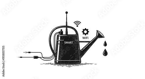 Smart Watering Can with WiFi Technology.