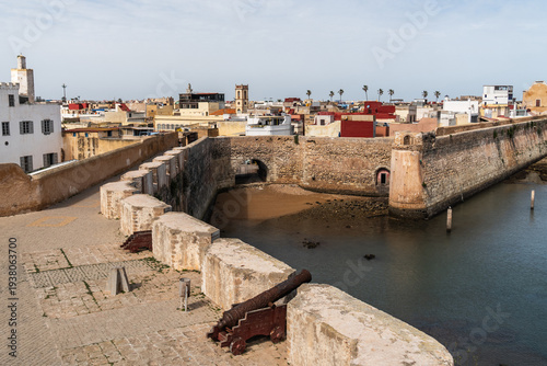 Bilde på lerret A compelling view of the historic fortifications in El Jadida