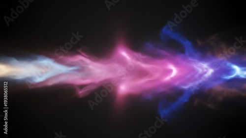 colorful smoke explosion