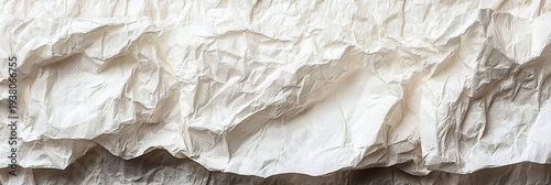 Elegant White Paper Texture with Soft Shadows, Ideal for Graphic Design Projects and Mockups