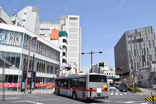 Cityscape of Futako-tamagawa, Setagaya ward, Tokyo, Japan
