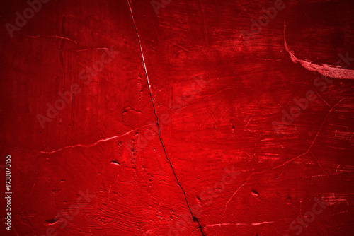 Foto Red wall texture background