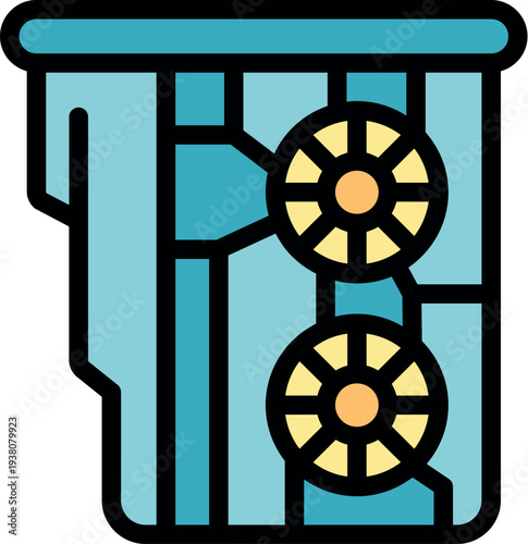 Mini dv cassette with exposed magnetic tape and reels, representing vintage technology and data storage