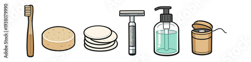 Eco-friendly bathroom essentials for sustainable personal hygiene and grooming routines