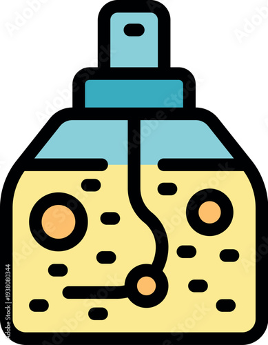 Spray tanning machine applying artificial pigment, offering a convenient way to achieve a bronzed and tanned appearance