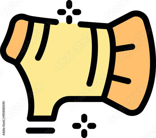 Adorable yellow pet apparel with frills, perfect for pampered pups, radiating a cheerful glow