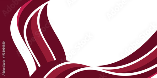 Tyrian Purple, Burgundy, Jazzberry Jam and white abstract wavy background vector isolated illustration design for banners and posters. vector eps10 illustration