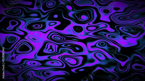 Vibrant Purple Swirling Pattern Background Video.