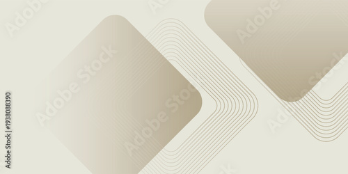 white wide luxury abstract background with golden lines and shadows, arrows and angles. modern light wide banner with golden luminous lines. vector eps10