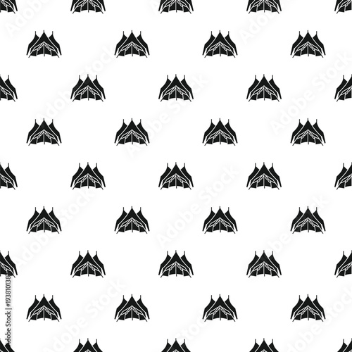 Camping tents creating a repeating outdoor adventure background pattern