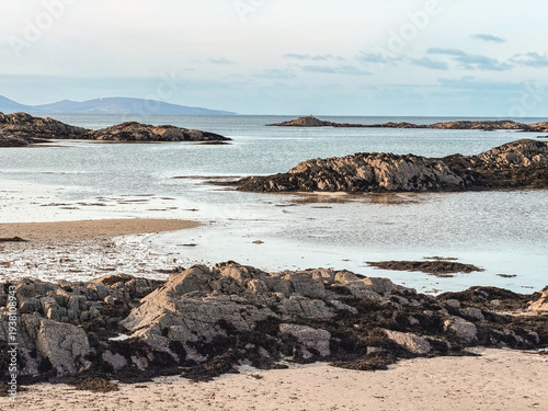 Bild auf Leinwand Traigh Beach, in the highlands of Scotland, UK.