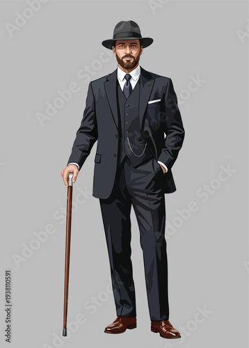 066-31-Skier performing a jump while skiing downhill, splashing snow