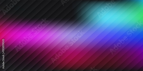 abstract spectrum background with glass effect