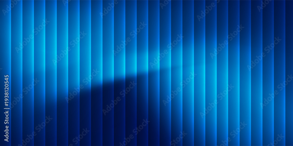 Obraz premium Navy night sky gradient vector background. Dark blue wave graphic wallpaper
