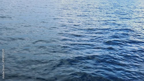 Oceanic surface animation showcasing textured ripples and gentle reflective light movements.