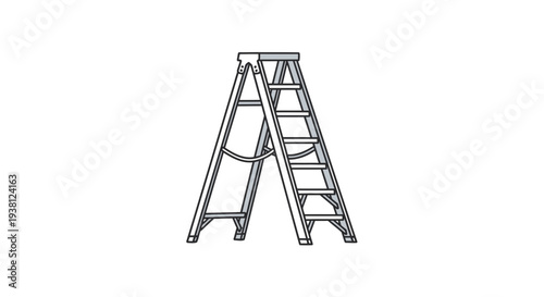 Household Step Ladder for Home Improvement and Repair Projects