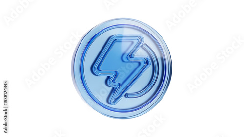 A creative 3D glowing dollar symbol on a chrome map marker icon represents a modern business finance and web currency concept for bank apps