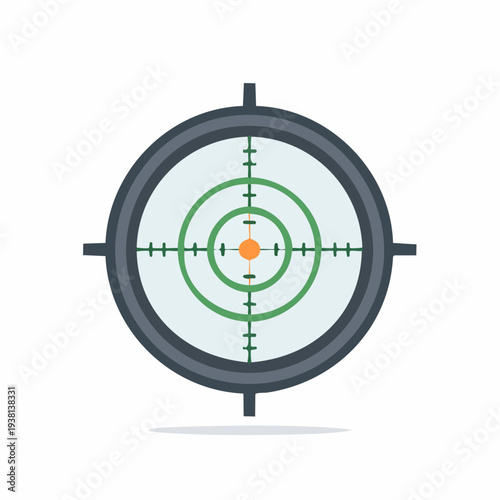 Crosshair Target Icon - Aiming and Precision Symbol