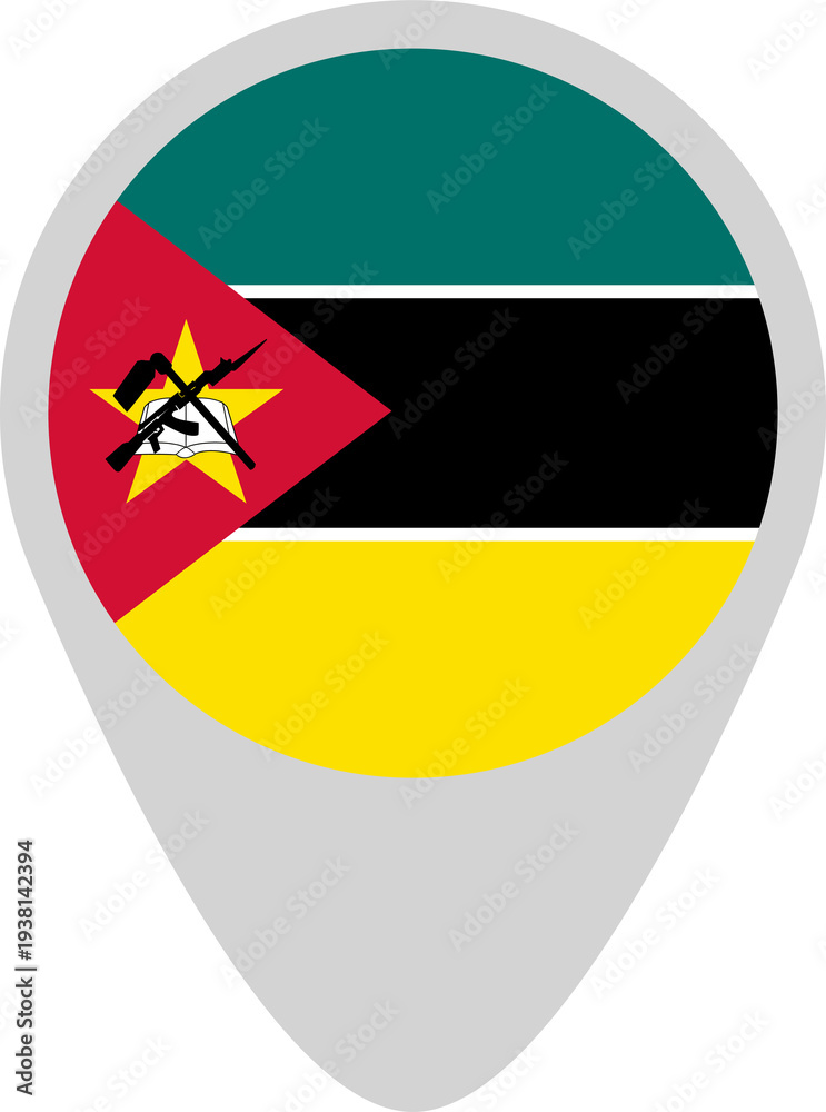 Fototapeta premium mozambique flag