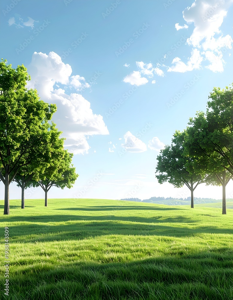 Obraz premium Green trees