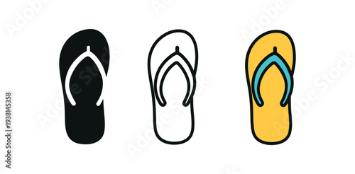 flip flop three flip flop sandals bright summer colors