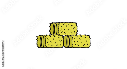 Hay Bales Agriculture Farm.
