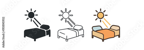 daily comfort sunlight shining on bedspread