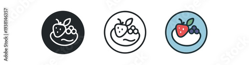 seasonal food spring plate with berries and yogurt