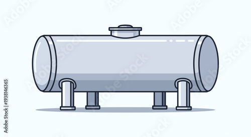 Large Industrial Storage Tank.