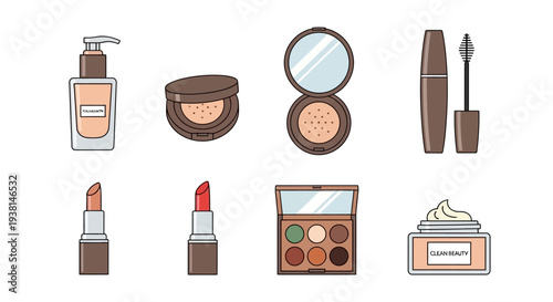 Makeup Cosmetics Beauty Products.
